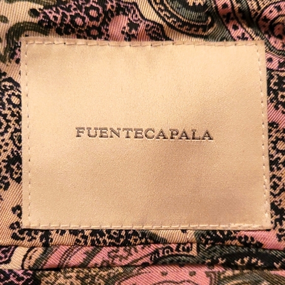 Fuentecapala Dark Academia Brown Corduroy Blazer - Picture 8 of 8